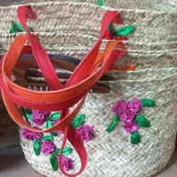 زنبیل خرید  حصیری