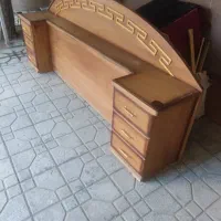 تخت کارکرده دو نفره چوب و ام دی اف