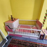 تخته خواب کودک و نوجوان دخترانه همراه درایور
