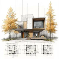طراحی تخصصی معماری/ نما/پلان/فضا داخلی/ت&خفیف