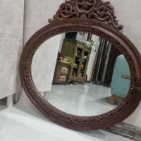 آینه بزرگ لوزی تمام چوب کاردست