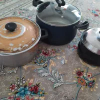 قابلمه و ماهی تابه پنج عدد