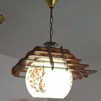 لوستر و پرده زبرا