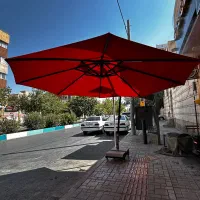 سایبان چتری تاشو چراغ دار