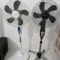 دو تا پنکه ایستاده گاسونیک کنترلی پرتاب باد قوی
