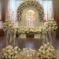 دیزاین  گل آرایی  و سفره عقد نامزدی تم تولد