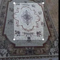 فرش ۹متری کرم رنگ ۷۰۰شانه سنگین تراکم بالا