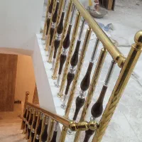 نرده استیل پله