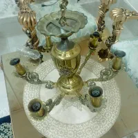 لوستر تمام برنج قدیمی عتیقه
