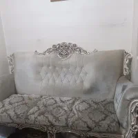 مبلمان هفت نفره شیک کاملاً سالم درحد نو قابل شستشو