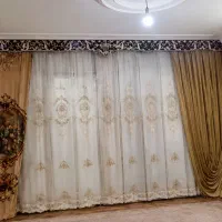 پرده زیبا همراه با کتیبه
