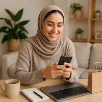 کسب درامد با گوشی برای بانوان ۱۸سال به بالا