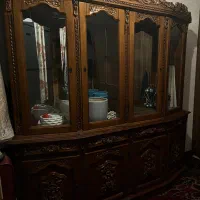بوفه ( ویترین ) آیینه دار چوب راش اصل