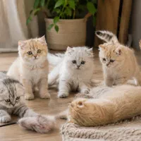 بچه گربه فنجونی/گربه نژاد فنجونی