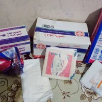 مقداری باند و پانسمان