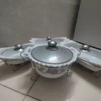 ست مرغ خوری و سوپ خوری وارمر دار
