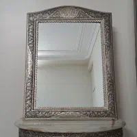 آینه نقره سیاه قلم اصفهان