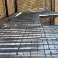ارماتوربندی واجرای سقف تیرچه بلوک وعرشه فولادی