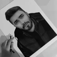 طراحی‌سیاهقلم‌مخصوص‌هدیه تولدو‌مناسبت‌ها‌دکوراسیون