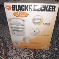 بخارپز بلک‌ انددکر ۳ طبقه مدل HS4000 آک و نو
