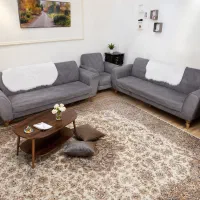 مبل راحتی ۷ نفره مدل چستر مدرن طوسی