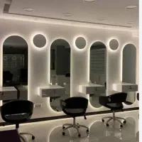 کد۱۰۲۷دکورسالن کانتر صندلی ناخن پاف