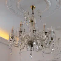 لوستر 10 شاخه  بسیار زیبا و شیک