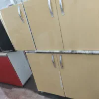 کابینت تکه ای زیر سینگی قسمت پایین و بالا تمام فلز