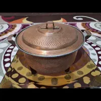 قابلمه و نمکدان مسی