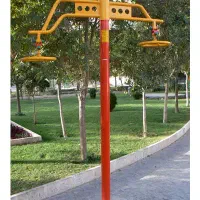 ست وسایل ورزشی پارکی رنگ کوره ای