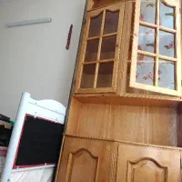 کمد دیواری دیواری چوبی دو متر و نود