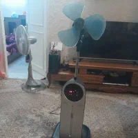پنکه مهپاش با دوعدد لوستر سقفی و دیواری