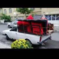 وانت بار کرایه .باربری .با کارگر با مال بند
