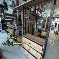 شلف دیواری جالباسی ایستاده آهنی کد36رگال