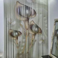 پرده فتو شرشره تصویری آویز ریسه  راهرو چاپی . زبرا