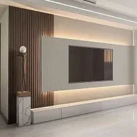 نقاشی ساختمان + کابینت ام دی اف