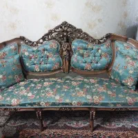 مبلمان سلطنتی 9 نفره چوب گردو آنتیک