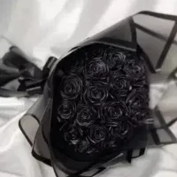 دسته گل روبانی
