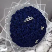دسته گل روبانی دست ساز