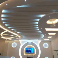 نصب کناف حرفه ای سقف تیکه کاری خورده کاری کناف کار