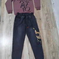 بلوز و شلوار لی پسرانه