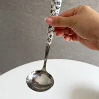 ملاقه طرح گل آبی(استفاده نشده)