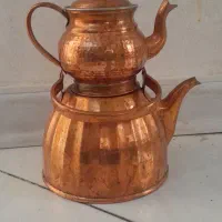 ست کتری و قوری مس