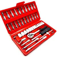 جعبه 46 عددی آچار جغجغه دو و چهارسو الن و بیت|ابزارآلات|مشهد, ابوذر|دیوار