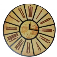 ساعت دیواری چوبی