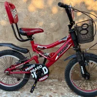 دوچرخه قرمز مشکی prado سایز ۱۶