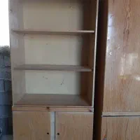 کمد سه تیکه چوبی و میز تلویزیون