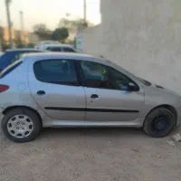 206 مدل 84کم کار|خودرو سواری و وانت|برخوار, |دیوار