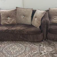 مبل راحتی قهوه ای