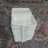 ظروف یک بار مصرف درب دار ۱۵۰ عدد